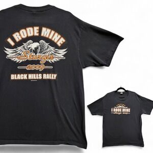 Sturgis‎ Black Hills Rally 2009 Shirt Mens XL (Fits as Slim Large) I Rode Mine